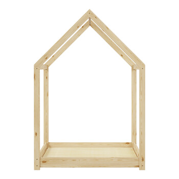 Παιδικό κρεβάτι Nino τ. Montessori pakoworld ξύλο πεύκου σε φυσική απόχρωση 90x190εκ