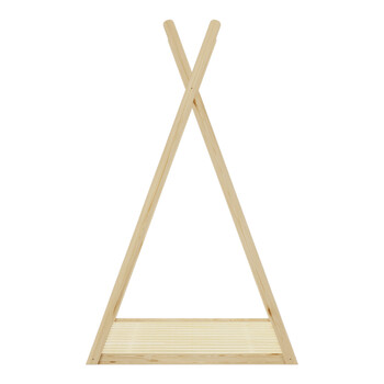 Παιδικό κρεβάτι Lilly τ. Montessori pakoworld ξύλο πεύκου σε φυσική απόχρωση 90x190εκ