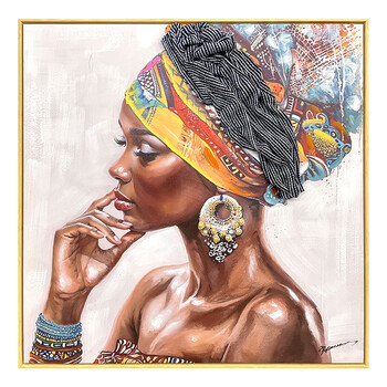 Πίνακας σε καμβά Jalo Ι 3D Inart με πλαίσιο 80x3.5x80εκ