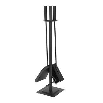 Σετ Αξεσουάρ Τζακιού με Βάση 4 τμχ Kaminer 8786