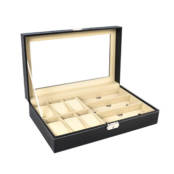 Θήκη Ρολογιών και Γυαλιών Ηλίου 9 Θέσεων 33.5 x 20.5 x 8 cm SPM 8497IT