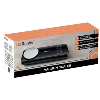 Ruhhy Συσκευή Σφράγισης Vacuum 2-σε-1 με Ψηφιακή Ζυγαριά 24756