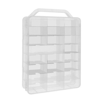 Πλαστική Βαλίτσα/Ράφι για 46 Αυτοκινητάκια 25 x 8.5 x 33 cm Kruzzel 20313