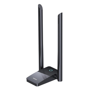 Baseus Adapter WiFi FastJoy 1300Mbps black (B01317600111-05) (BASB01317600111-05)