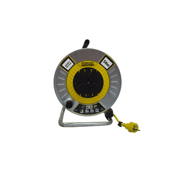 Stanley SXECFM2RCXE Μπαλαντέζα Καρούλι Μεταλλικό IP44 50m H05VV-F-3G2,5mm