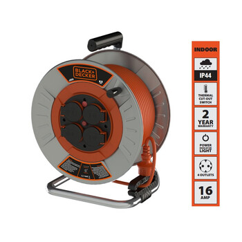 Black & Decker BXECFM2RBXE Μπαλαντέζα Καρούλι 50m