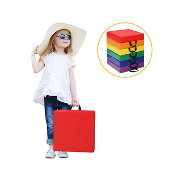 Σετ Παιδικά Τετράγωνα Μαξιλάρια Δαπέδου 6 τμχ Costway FH10075CL