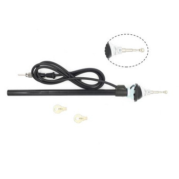 Compotech s.r.l.  Κεραία φτερού 27mm (Ασημένιο στέλεχος)   02.101.1/CHROME