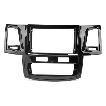 CARAV Industries Inc.  Πρόσοψη για τάμπλετ 9" Toyota Hilux '08-'15 (Μαύρο γυαλιστερό) Auto Aircondition   22.1083