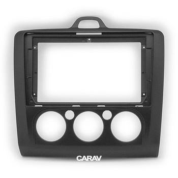 CARAV Industries Inc.  Πρόσοψη για τάμπλετ 9" Ford Focus 2005-2011 (Manual Air-Condition) Matt Black   22.1520