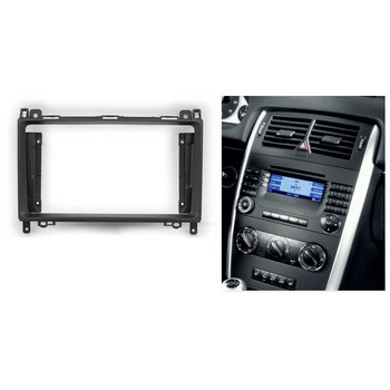 CARAV Industries Inc.  Πρόσοψη 9" Mercedes A-klasse (W169), В-klasse (W245), Vito-Viano (Black)   22.1591