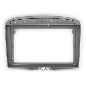 CARAV Industries Inc.  Πρόσοψη για τάμπλετ 9" Peugeot 308 '07> / 408 '11> (Γκρί)   22.353