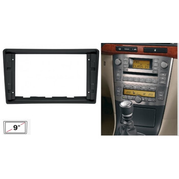 CARAV Industries Inc.  Πρόσοψη 9" Toyota Avensis '02-'08 (Μαύρη)   22.714