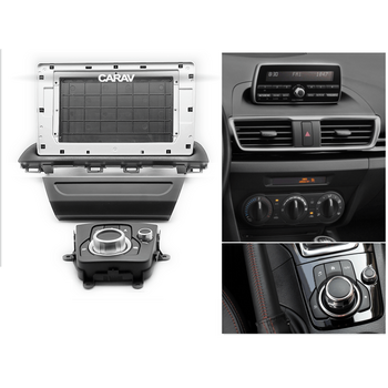 CARAV Industries Inc.  Πρόσοψη με knob για τάμπλετ 10.1" Mazda 3, Axela '14-'19   22.781