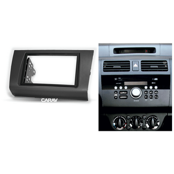 CARAV Industries Inc.  Πρόσοψη Suzuki Swift '04-'10 (+Φιλετάκι για κινέζικο multimedia 2din)   11.097