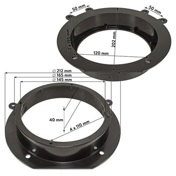 Compotech s.r.l.  Βάσεις ηχείων Citroen Jumpy, Fiat Scudo, Peugeot Expert '07>   12.353