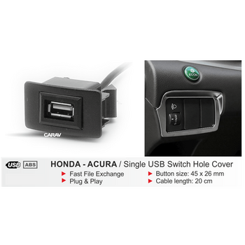 CARAV Industries Inc.  Usb καπάκι για Honda / Acura   17.005