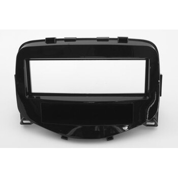 Compotech s.r.l.  Πρόσοψη 1din Toyota Aygo / Citroen C1 / Peugeot 108 '14> (Μαύρο Γυαλιστερό)   53.504