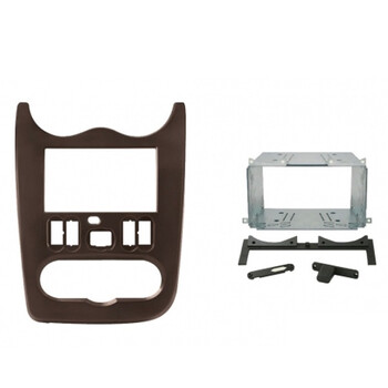 Per.Pic. s.r.l.  Πρόσοψη 2din Dacia Duster (Καφέ σκούρο)   53.806