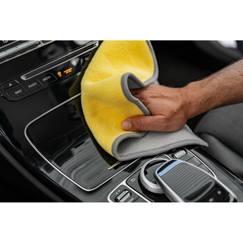 MAT.A7001-RX Lampa Πανάκι καθαρισμού Microfibre (Μικροΐνες) Διπλής Όψης Premium (30x30 cm) - Γκρι / Κίτρινο 1Τεμ. (L3717.9)