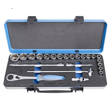 Unior 612779 Συλλογή από Καρυδάκια 1/2" σε Μεταλλική Κασετίνα 10 - 32/23 190BI6P23