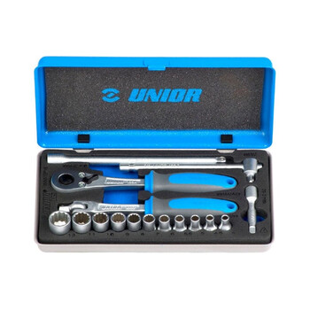 Unior 617118  Συλλογή από Καρυδάκια 1/4" 16 τεμ