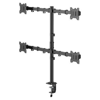 SBOX DESKTOP MOUNT 4xMONITORS 17'-32' MAX VESA 100x100