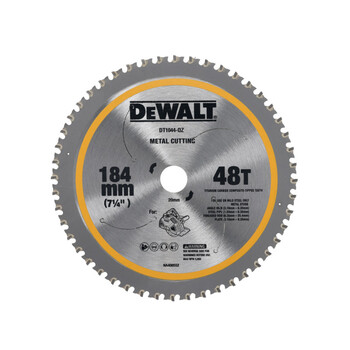 Dewalt DT1044 Δίσκος Κοπής Μετάλλου 48Τ 184mm