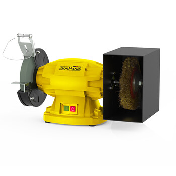 BORMANN Lite   BDT1515   ΔΙΔΥΜΟΣ ΤΡΟΧΟΣ Φ150mm , 350W ΜΕ ΒΟΥΡΤΣΑ