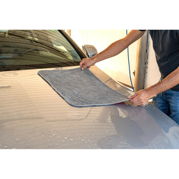 L3718.2 Lampa Πανάκι καθαρισμού Microfibre (Μικροΐνες) Διπλής Όψης Premium (40x60 cm) - Γκρι / Πορτοκαλί 1Τεμ. (L3718.2)