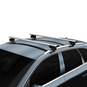 MP.8880/MB-116 MENABO ΜΠΑΡΕΣ ΟΡΟΦΗΣ ΑΛΟΥΜΙΝΙΟΥ LINCE XL SILVER 135 cm ΣΕ ΑΣΗΜΙ ΧΡΩΜΑ ΓΙΑ Volkswagen iD.4 5 doors 2021> ΜΕ FLUSH RAILS - 2 ΤΕΜ (8880/MB)