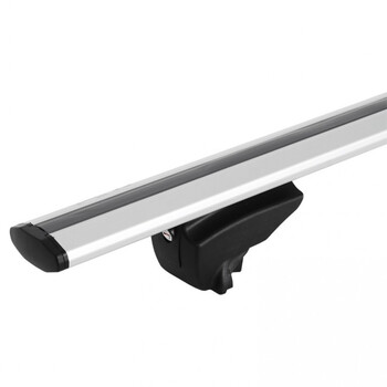 MP.8880/MB-37 MENABO ΜΠΑΡΕΣ ΟΡΟΦΗΣ ΑΛΟΥΜΙΝΙΟΥ LINCE XL SILVER 135 cm ΣΕ ΑΣΗΜΙ ΧΡΩΜΑ ΓΙΑ DR dr6 5 doors 2018>2022 ΜΕ FLUSH RAILS - 2 ΤΕΜ (8880/MB)