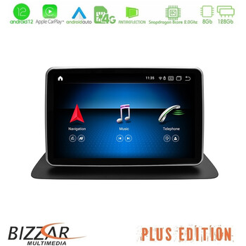 Bizzar oem Mercedes Android 12 (8+128gb) 8core Mercedes Ml/slk Ntg4.5 Navigation Multimedia Station 9 u-mb-8115