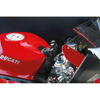 L9158.4 . DUCATI PANIGALE 899/959/V2/1199/1299/V4 ΒΑΣΗ ΣΤΗΡΙΞΗΣ ΚΙΝΗΤΟΥ ΣΤΙΣ ΒΙΔΕΣ ΤΗΣ ΜΙΖΑΣ TITAN/OPTILINE LAMPA - 1 TEM.