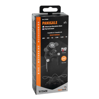 L9158.4 . DUCATI PANIGALE 899/959/V2/1199/1299/V4 ΒΑΣΗ ΣΤΗΡΙΞΗΣ ΚΙΝΗΤΟΥ ΣΤΙΣ ΒΙΔΕΣ ΤΗΣ ΜΙΖΑΣ TITAN/OPTILINE LAMPA - 1 TEM.
