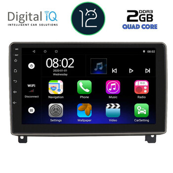 DIGITAL IQ RTB 2517_GPS (9inc) MULTIMEDIA TABLET OEM PEUGEOT 407 mod. 2004-2011