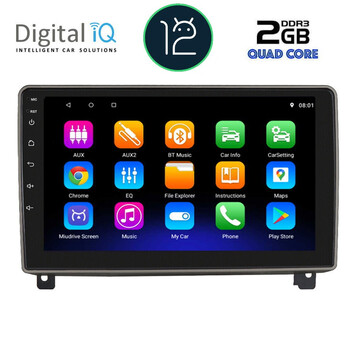DIGITAL IQ RTB 2517_GPS (9inc) MULTIMEDIA TABLET OEM PEUGEOT 407 mod. 2004-2011