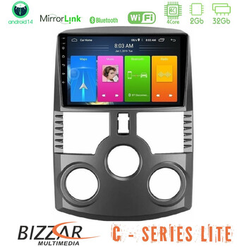 Bizzar c Series Lite 4core Android14 2+32gb  Daihatsu Terios Navigation Multimedia Tablet 9" u-c-Dh1016