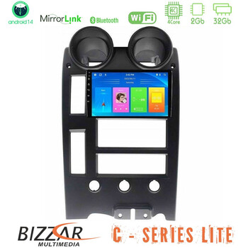 Bizzar c Series Lite 4core Android14 2+32gb  Hummer h2 2002-2007 Navigation Multimedia Tablet 9" u-c-Hu1542