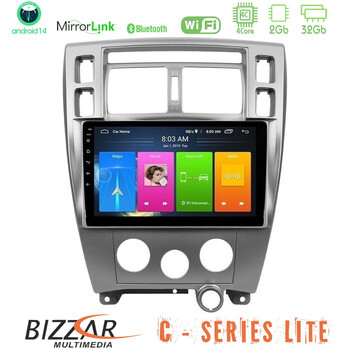 Bizzar c Series Lite 4core Android14 2+32gb  Hyundai Tucson Navigation Multimedia Tablet 10" u-c-Hy0712