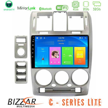 Bizzar c Series Lite 4core Android14 2+32gb  Hyundai Getz 2002-2009 Navigation Multimedia Tablet 9" u-c-Hy1146s