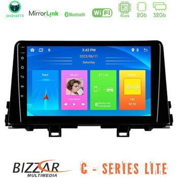 Bizzar c Series Lite 4core Android14 2+32gb  kia Picanto 2017-2021 Navigation Multimedia Tablet 9" u-c-Ki0756