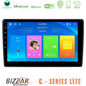 Bizzar c Series Lite 4core Android14 2+32gb  kia Ceed 2007-2009 Navigation Multimedia Tablet 9" u-c-Ki1099