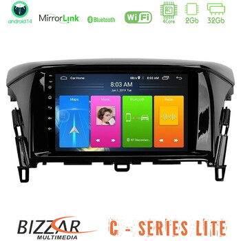 Bizzar c Series Lite 4core Android14 2+32gb  Mitsubishi Eclipse Cross Navigation Multimedia Tablet 9" u-c-Mt2021