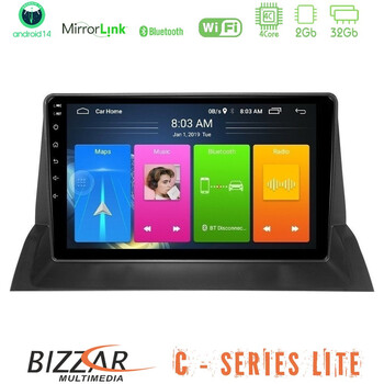 Bizzar c Series Lite 4core Android14 2+32gb  Mazda6 2002-2006 Navigation Multimedia Tablet 10" u-c-Mz1213
