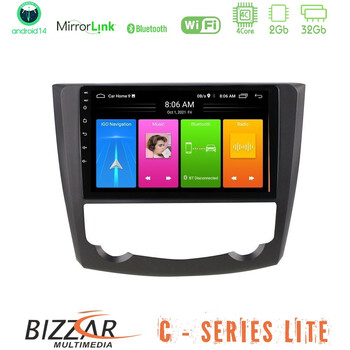 Bizzar c Series Lite 4core Android14 2+32gb  Renault Kadjar Navigation Multimedia Tablet 9" u-c-Rn0218