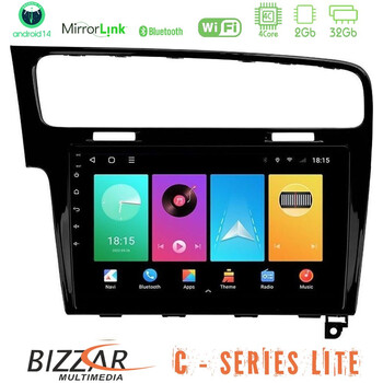 Bizzar c Series Lite 4core Android14 2+32gb  vw Golf 7 Navigation Multimedia Tablet 10" u-c-Vw0003pb