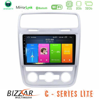 Bizzar c Series Lite 4core Android14 2+32gb vw Scirocco 2014 – 2017 Navigation Multimedia Tablet 9" u-c-Vw0476