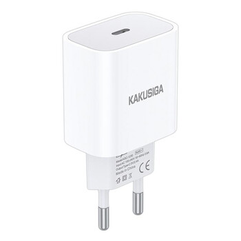 KAKUSIGA φορτιστής τοίχου KSC-1230, USB-C, 2.4A, λευκός