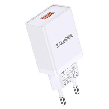 KAKUSIGA φορτιστής τοίχου KSC-930, USB, 2.4A, λευκός